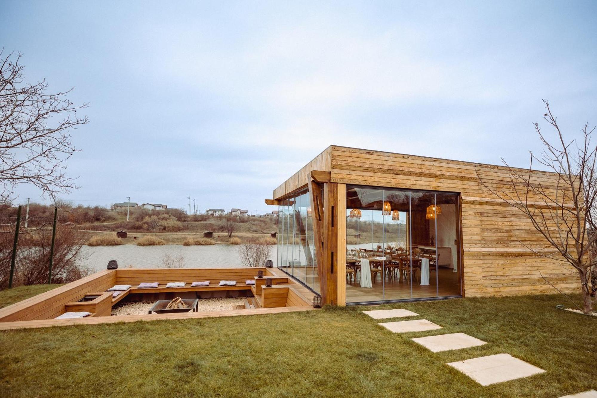 A-By The Lake - Private A Frame Villas Caciulati Kültér fotó